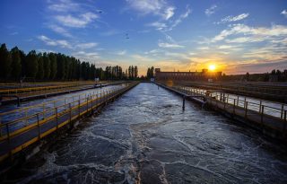 Modern,Wastewater,Treatment,Plant.,Tanks,For,Aeration,And,Biological,Purification
